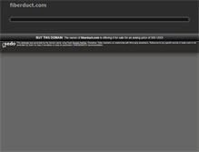 Tablet Screenshot of fiberduct.com